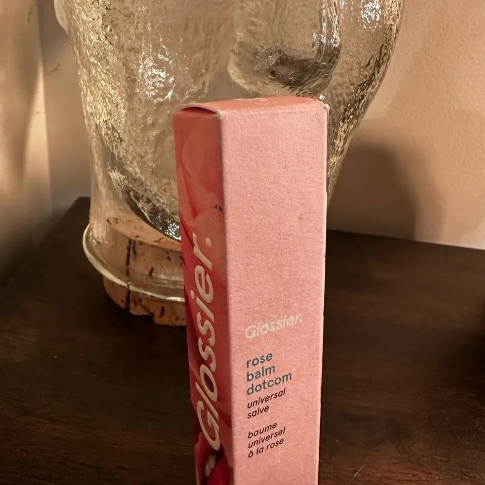 NEW Glossier rose balm dotcom
